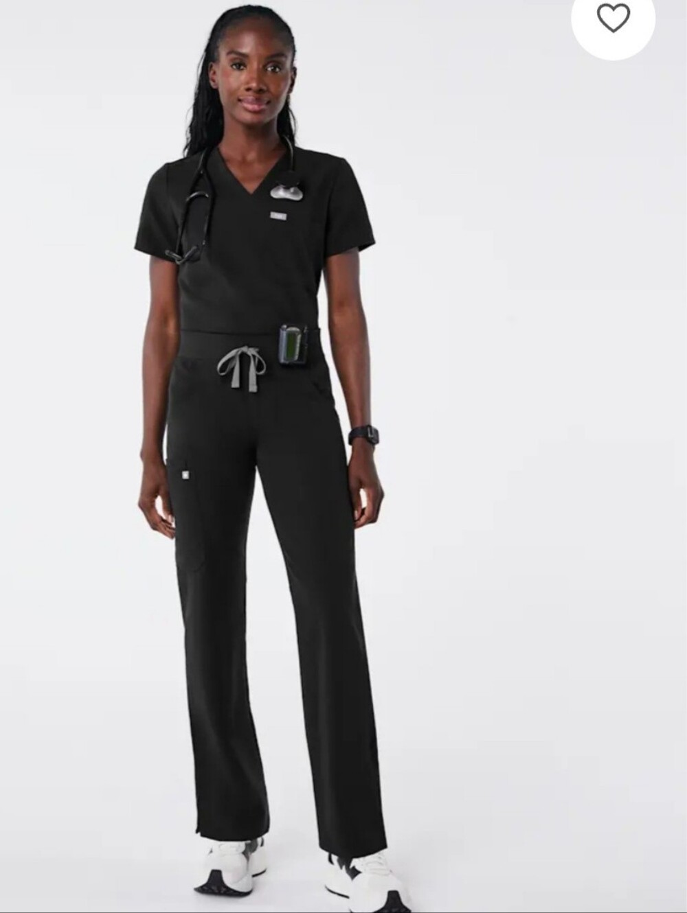 FIGS KADE WIDE CARGO SCRUB PANTS